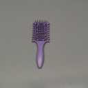 Mini Hair Brush, Travel Hair Brush, Compact Mini Detangler Brush for Easy Styling On-the-Go, Suitable for All Hair Types (Purple)