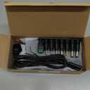 Gonine 12V 5A Power Supply 60W Adapter, fit for 12 Volt LED Light Strips LCD Monitor CCTV Camera Security System Router. AC 100-240V to DC 12V 5A 4A 3A 2A Converter Cord with 8 Tips.