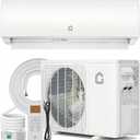 Garvee 9000 BTU Mini Split AC w/Remote Control19 SEER2 Cools Up to 450 Sq. Ft,Ductless Inverter Mini Split System w/0.75 Ton Heat Pump Pre-Charged & Installation Kit, Ultra-Quiet