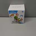 CORPER TOYS 2 in 1 Toss & Water Spraying Rechargeable Turtle Bath Toy for Toddlers, with 5 Colorful Animal Rings Floating Turtle Baby Bathtub Toy for Pool Water Table Play for Kids Gift