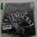 Equestrian Antisocial Club Skeleton Horse Pullover Hoodie (Small, Black)