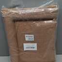 DEXI Memory Foam Bath Mat 24x17, Soft Absorbent Chenille Bathroom Rug, Non Slip Quick Dry Bath Mats for Bathroom, Thick Plush Floor Carpet for Tub Shower, Sink, Shrimp Red