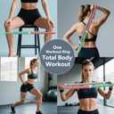Weighted Soft Spring Fitness Hoop for Adults 3.3lb Foldable Exercise Hoop, Waist-Friendly Design, Portable Slimming Exercise Equipment for Home and Travel- While Supplies Last