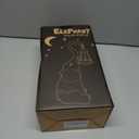 Garden Statues Elephant with Solar Lantern Outdoor Figurines Decorations for Patio Yard Lawn Ornaments Gifts for Birthday Mom Housewarming(Gray)