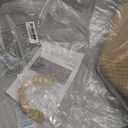 Mkono Woven Storage Basket Decorative Natural Rope Basket Wooden Bead Decoration for Blankets,Toys,Clothes,Shoes,Plant Organizer Bin with Handles Living Room Home Decor, Jute, 16" W × 13.8"L