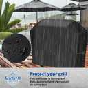 Grill Cover, 67 Inch BBQ Gas Grill Cover for Outdoor Grill, Waterproof, Weather Resistant, UV & Fade Resistant Barbecue Cover, All Weather Protection BBQ Cover for Outside