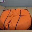 Big Joe Sports Ball Child-Sized Bean Bag Chair for Kids, Basketball Plush, Ultra-Soft Lightweight Polyester Blend, 2.5 Foot Refillable (Single)