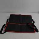 Bodaon Insulated Pizza Delivery Bag, 20" x 20" x 8" Pizza Warmer Bags for Carry Hot, Insulated Food Delivery Bag, Insulated Grocery Bags, Black with Red Edge, 1-Pack
