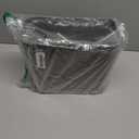 Versatile 1.8 Gallon Plastic Trash Can - The Compact Bin for Bathroom, Kitchen, or Home Office - Black