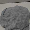 Yoovat Couch Cushion Covers for Sofa Couch Covers Wear-Resistant Universal Sofa Cover Washable Stretch for Sectional Slipcovers (Texture-Gray,Large Single Seat Cover)