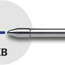 Schneider Slider 755 XB (Extra Broad) Ballpoint Pen Refill, 1.4 mm, ISO Format G2, Blue Ink, Box of 10 Refills (175503)