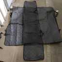 K KNODEL Dog Seat Cover, 100% Waterproof Car Seat Cover for Pets, Pet Seat Cover Dog Hammock, Heavy Duty Scratch Proof Pet Back Seat Covers, Zippered Side Flaps for Cars, Trucks and SUVs (Black)