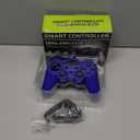 RARELEMON Wireless Gamepad for PC Laptop Android Steam  Blue USB & Bluetooth Game Controller with Phone Mount Compatible with Windows 7/10 Steam Deck Switch via Adapter Android TV Box & OTG