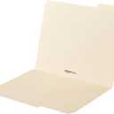 Sturdy File Folders with Reinforced Tabs for Filing and Organization, 1/3-Cut Tab, Assorted Positions, Letter Size, 8.5x11 inches, Manila, 100-Pack
