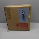 Yisuro Motion Sensor Outdoor Ceiling Light, Flush Mount Porch Exterior Ceiling Light Fixture 3 Modes Squares for Patio,Porch,Garage (Black-Round)