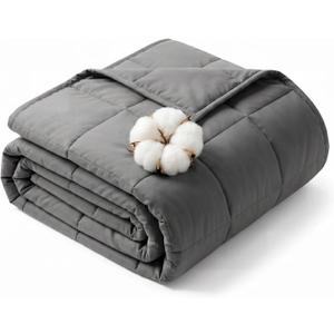 California King Size Weighted Blanket for Adults - 25lbs 78” x 85” Cooling Heavy Blankets for All-Season Sleeping, Soft & Breathable with Premium Glass Beads, Machine Washable