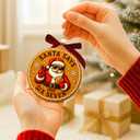 3 x 67 Christmas Ornament - 67 Ornaments for Christmas Tree, Santa Says Six Seven 2025 - Funny 6 7 White Elephant Gifts, Fun for Teen, Kid - Viral Decoration - Meme Acrylic Xmas Gifts