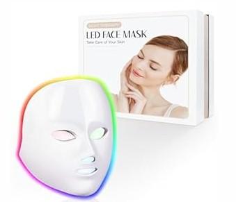 Red Light Therapy for Face, Led Face Mask Light Therapy, 71 Colors LED Facial Skin Care Mask, White