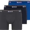 BOSS Men's Stretch Cotton Boxer Briefs 3 Pack L