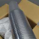 BESTVIP 12oz Silver Plastic Cups, 100 Pack Silver Rimmed Disposable Cups, Heavy-duty Party Cocktail Glasses for Christmas, Plastic Cups for Party, Holiday, Wedding and Birthday