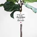 Positive Gift for Women Hanging Ornament Ceramic Heart Keepsake You are Awesome Inspirational Encouragement Cheer Up Gifts Birthday Christmas Decoration Tree Gifts for Best Friend Sister Family