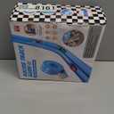 Flexible Race Track Toys for Kids: 15 Ft Flex Race Car Ramp Track with Suction Cups - Rolls Up Portable DIY Racetrack Compatible with Diecast 1/64th Cars Model - Birthday Gifts for Boys Girls Ages 3+