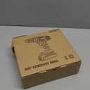 AVID POWER 20V MAX Lithium lon Cordless Drill Set, Power Drill Kit with Battery and Charger, 3/8-Inch Keyless Chuck, Variable Speed, 16 Position and 22pcs Drill Bits (Dark Red)