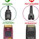 for Wahl Shaver Shaper Charger 2V Power Cord for Wahl Trimmer 8061, 8163, 8786-1001, 7367, 7357, 7029, 7060, 7035, 7339, 7356, 4000, 5-Star Series Replacement Whal Clipper Power Cord
