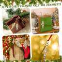 2 x Cunno 18 Pcs Christmas Nutcracker Diamond Art Ornaments 5d DIY Painting Keychains Kits Gifts Full Drill Hanging Pendant Charms with Tool for Adult Holiday Party Decoration(Cute,Gold Silver)