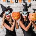 2 x Cabilock 6Pcs Blank Cat Masks 7.08X6.69 Inches Paper Animal Masks for Painting Diy Crafts Halloween Party Cosplay Half Face Mask with Straps