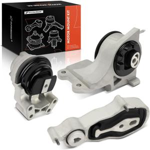 A-Premium 3PCS Engine Motor Mount Transmission Mount and Torque Strut Mount Set Compatible with Ford Taurus Flex 2013-2019, Police Interceptor Sedan & Lincoln MKS, MKT, Automatic Transmission