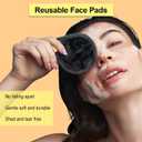 Nugilla 18 Packs Reusable Makeup Remover Pads with a Washable Laundry Bag, Resuable Microfiber Round Towel Skin Face Towels, Soft Makeup Remover Cloth, Fast Drying Washcloth (Grey)