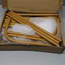 Gold Wedding Welcome Sign Stand Set  Elegant Adjustable 6.56ft Wedding Welcome Dcor Stand for Ceremony, Reception & Photo Welcome Signs (Gold)