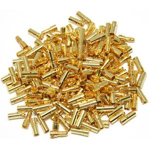 50 Pairs ShareGoo 3.5mm Male Female Gold Banana Plug Bullet Connector Plug for RC Battery ESC Motor with 1 Lipo Battery Strap