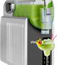 Slushy Machine for Home Use with 7 Preset Programs & Auto Cleaning Function, Frozen Drink Maker Easy to Make Slush Margarita Frappés Cocktail & More, 4H Fresh parties, summer gatherings