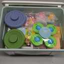 Baby Toys for 6 to 12 Months, Montessori Sensory Bins & Teething Toys, 6 in 1 Stacking Blocks, Rings, Eggs, Spinner, Crab Shape, 27 Pieces, Ages 6-36 Months