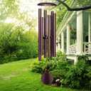 FDOCOI 45'' Large Wind Chimes for Outside with Deep Tone, Wind Chimes Outdoor Garden & Patio Hanging Dcor, Sympathy Gifts. Bronze