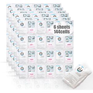 Shipping Cold Packs Dry Ice for Shipping Frozen Food, Flexible Cold Ice Pack Sheets for Coolers, Long Lasting Freezer Ice Packs 14'' X 13'' 144Cells