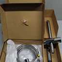 Veken 10" Luxurious All Metal Rain Shower Head with Handheld, High Pressure Rainfall Shower Heads wih Extension Arm, Wide Dual Showerhead with Spray Combo, Bathroom Accessories, Chrome, Silver