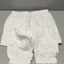 COOFANDY Men's Casual Joggers Pants Cotton Elastic Waist Drawstring Chino Pants Hiking Outdoor Track Sweatpants (Medium, White)