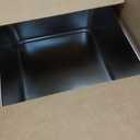 Kichwit Large Stainless Steel Cat Litter Box with High Sides, Metal Litter Pan for Big Cats, Non Stick Smooth Surface, Easy to Clean (23.4" L x 15.5" W x 7.6" H)