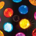 Kicko Spinning Disco Ball - 11-Inch Disco Ball Decor with Party Lights 360 Degree Rotating Neon LED Light for Kids and Adults - Colorful Flashing for 80s Party and Events