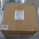 HealthSmart Enhanced Comfort 5" Raised (Round) Toilet Seat Risers for Seniors 5 Slip Resistant Pads FSA/HSA Eligible Padded Toilet Seat Elevation 15.7 x 15.2 x 6.1