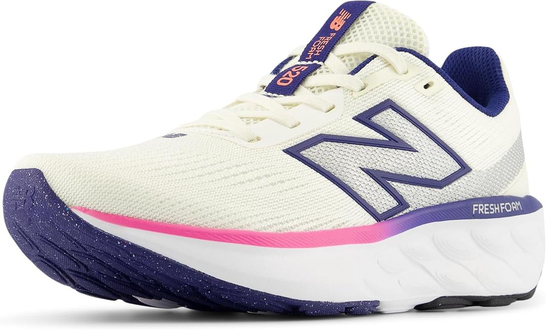 New Balance Women's Fresh Foam 520 V9 Running Shoes (Angora/Blue Oyster), 9.5