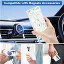 Strong Magnetic for Samsung Galaxy S25 Ultra Case, 2 Case&2 Screen Protector for S25 Ultra Phone,Mil-Grade Drop Protection,2PCS Clear