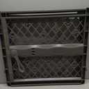MYPET North States Paws Portable Pet Gate: 26-40" Wide. Pressure Mount. No Tools Needed. Made in USA, 23" Tall, Expandable, Durable Dog Gates for Doorways, Fieldstone Gray