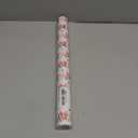 Merture Colorful Wrapping Paper Roll - 17 In X 32.8 Ft - Foil Happy Birthday Lettering & Candles Wrapping Paper for Birthday, Baby Shower, Party