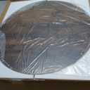 Round Coffee Table, Small Circle Coffee Table with Storage, Modern Wood Round Center Table for Living Room, Home Office, Small Space, Easy Assembly, Rustic Brown