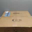 VOLISUN Low Profile Ceiling Fans with Lights and Remote, 23.6in Flush Mount Ceiling Fans with Light, 3000K-6500K Dimmable Fandelier LED Fan Light, White Bladeless Ceiling Fans with Lights for Bedroom, White 