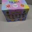 24 Colors Tie Dye Kit, Tie Dye Set for Kids, Pre-Filled Bottles, Non Toxic Permanent Fabric Dye Art Set, Easy DIY Fabric Art - Create Fun (24 Colors)